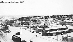 View of Athabasca in Winter
