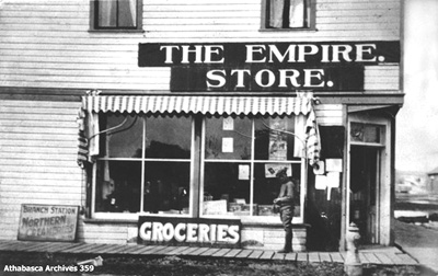 The Empire store and owner C.A. Parker