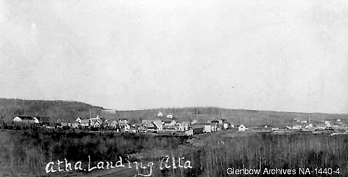 View of Athabasca Landing. 1911