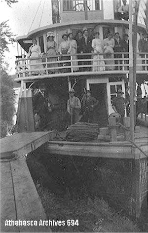 The upper class of Athabasca on Steamer