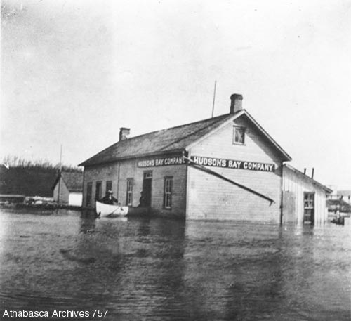 The flood at Athabasca.