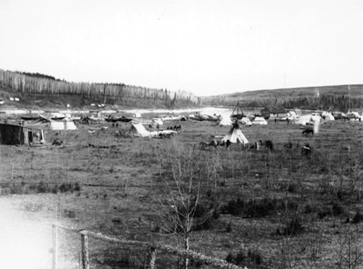 West Chicago, part of the Klondikers' tent city